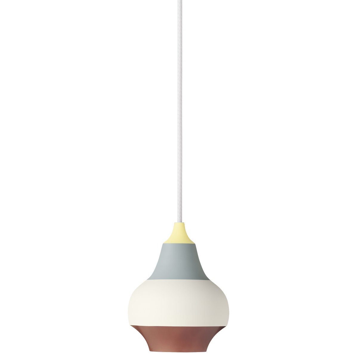 Louis Poulsen | Cirque Pendant Light — Yellow Top, Small | Unbuilt